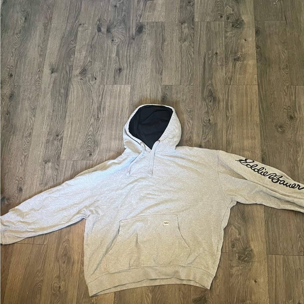 Eddie Bauer Light Gray Men's Hoodie
